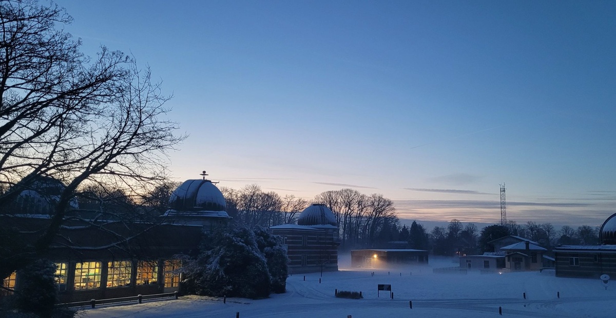 La neige sur le Plateau d'Uccle